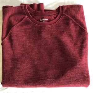 Goodfellow & Co. Standard Red Sweatshirt Size: LG